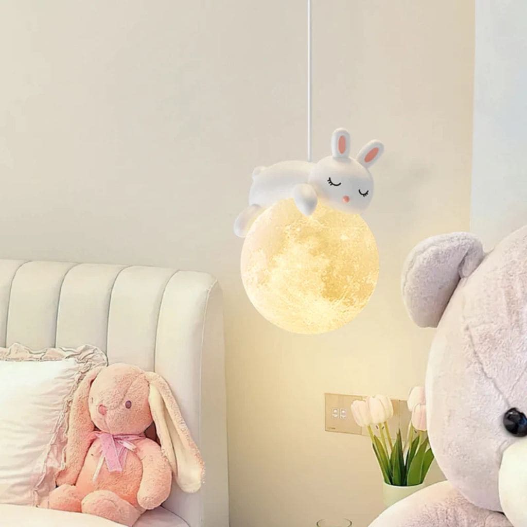 Cute suspension in the shape of a moon for children