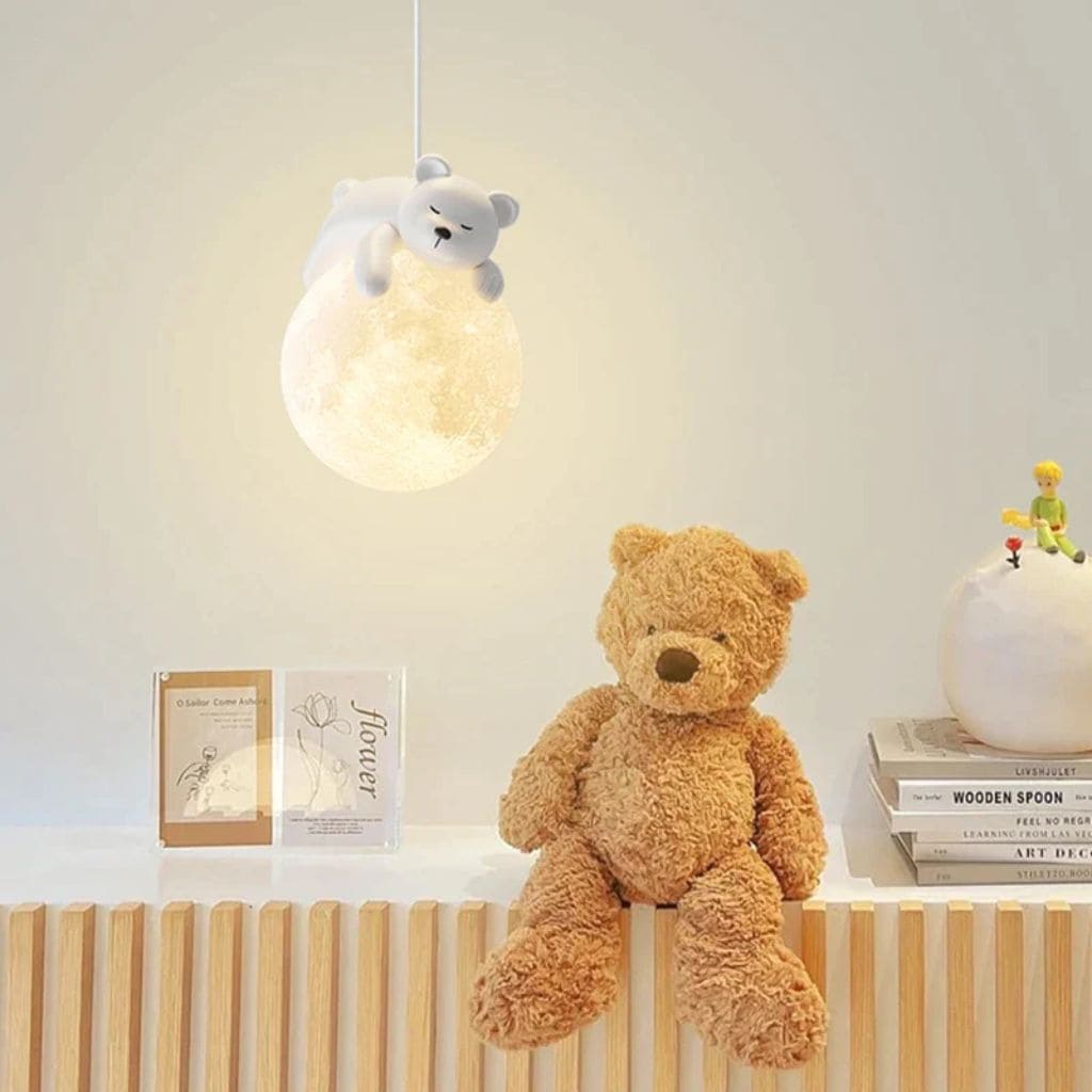 Cute suspension in the shape of a moon for children