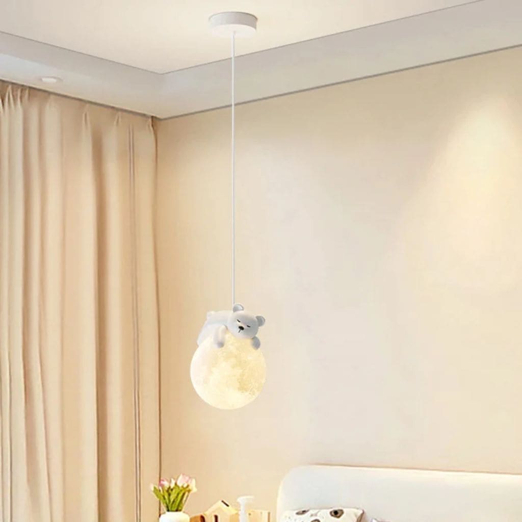 Cute suspension in the shape of a moon for children