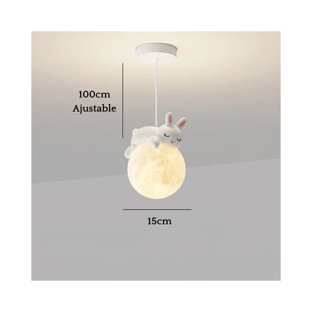 Cute suspension in the shape of a moon for children