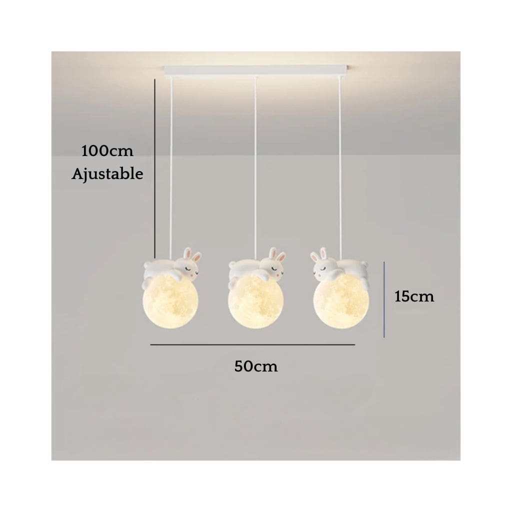 Cute suspension in the shape of a moon for children