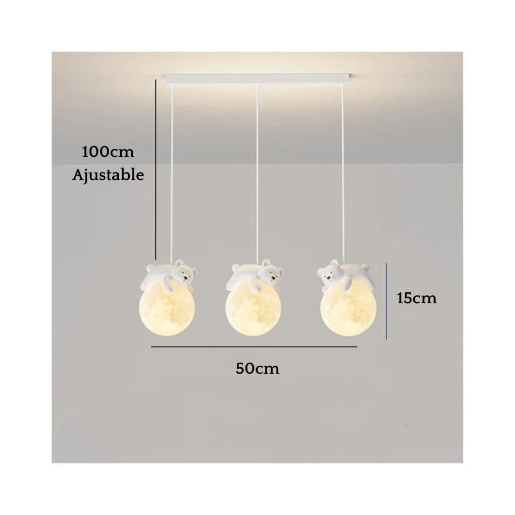 Cute suspension in the shape of a moon for children