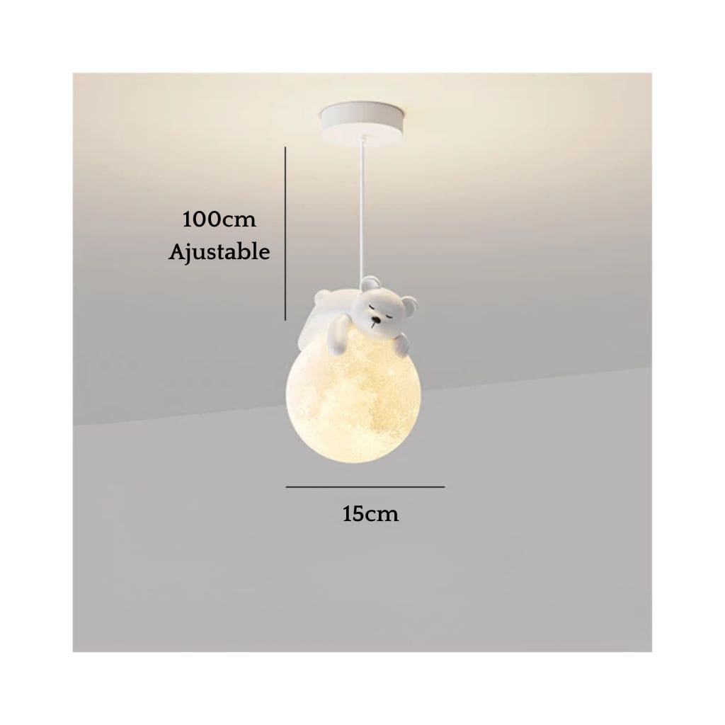 Cute suspension in the shape of a moon for children
