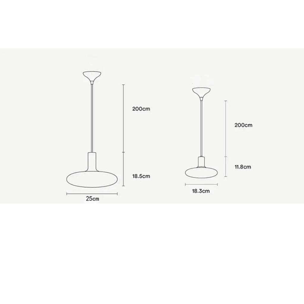 Elegant & timeless minimalist suspension