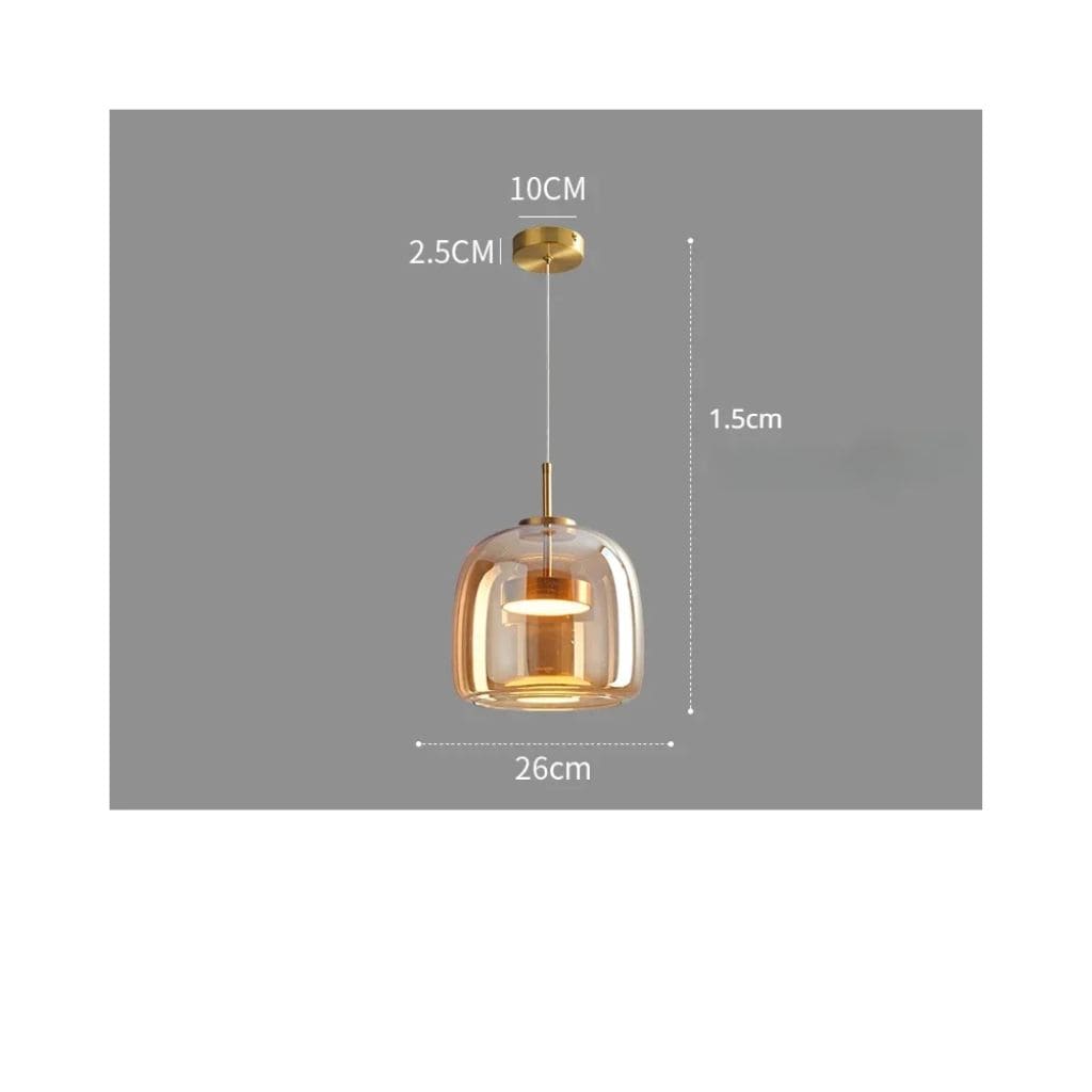 Nordic glass LED suspensions