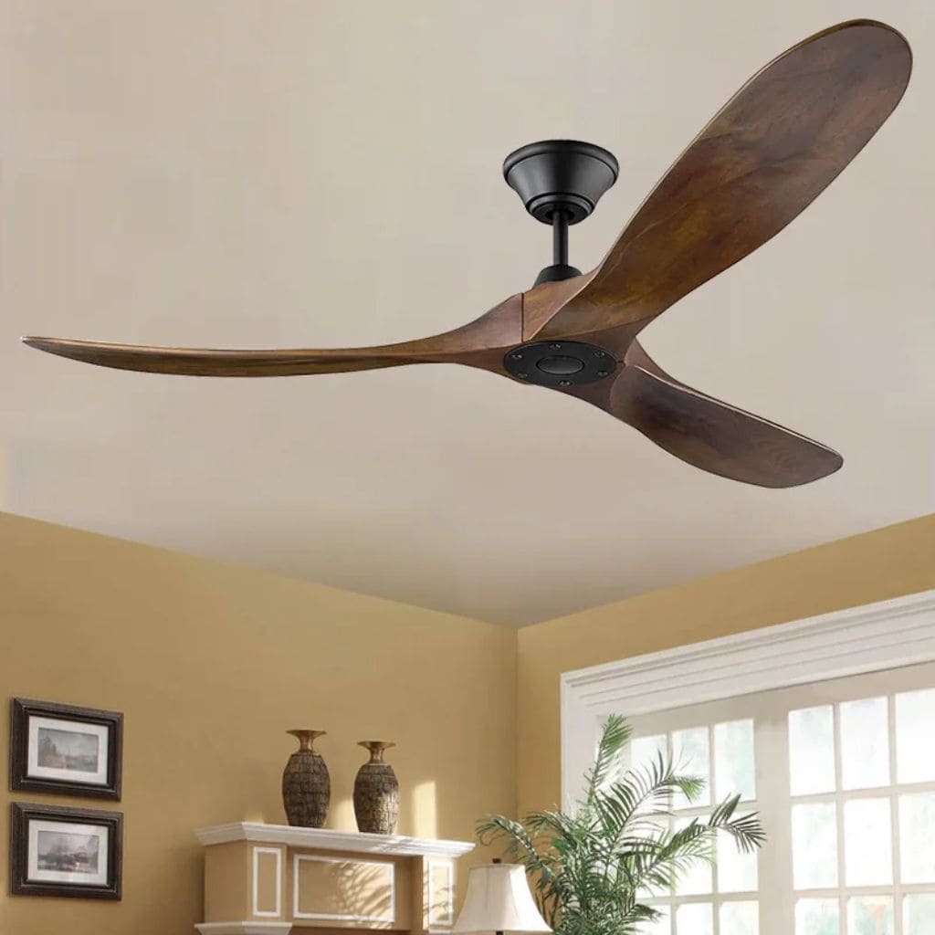 Tropical Style Wood Ceiling Fan