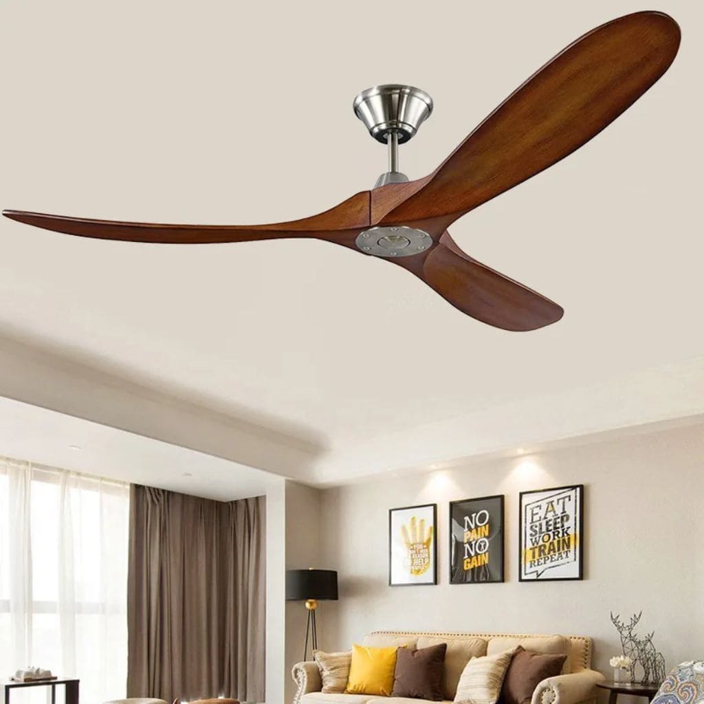 Tropical Style Wood Ceiling Fan