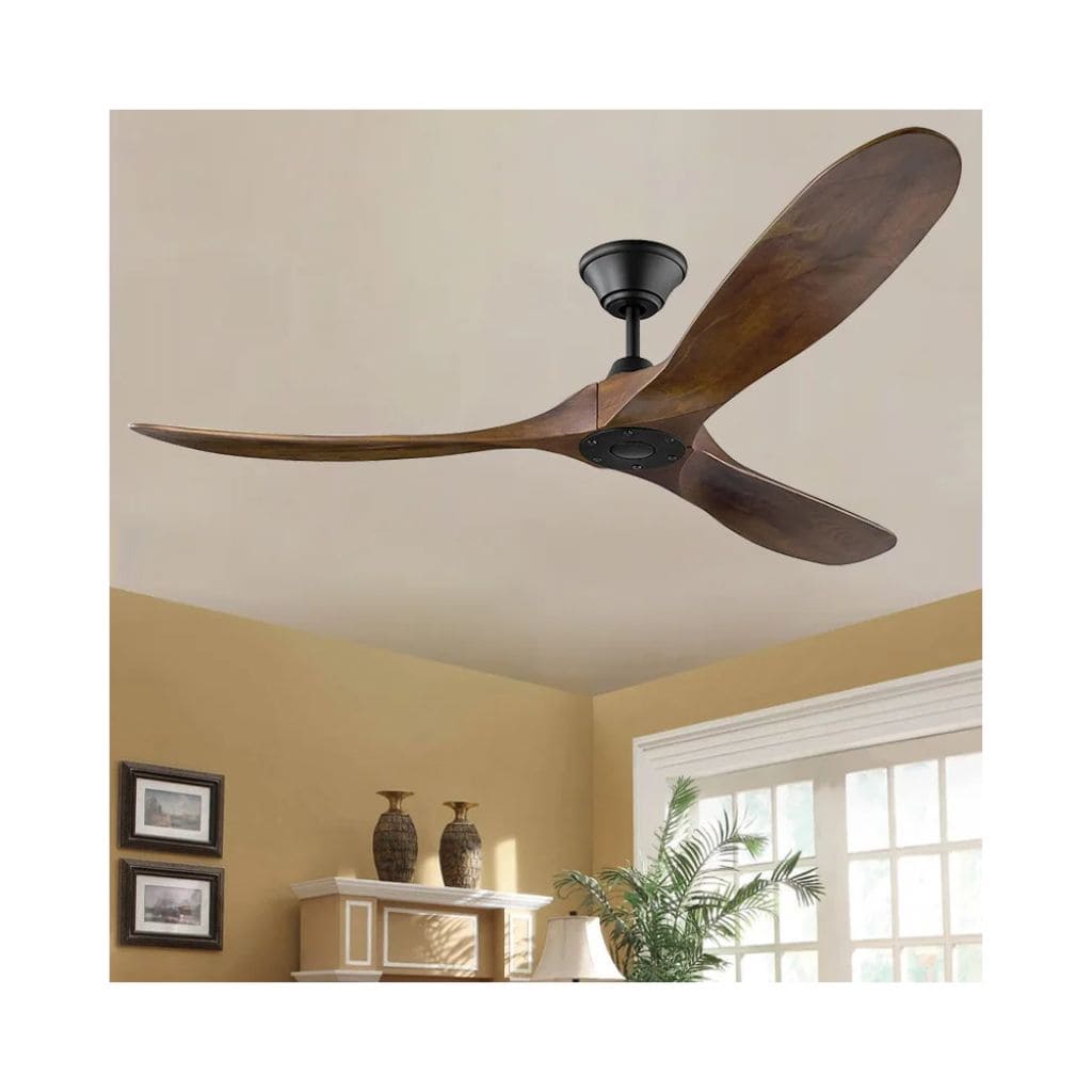 Tropical Style Wood Ceiling Fan