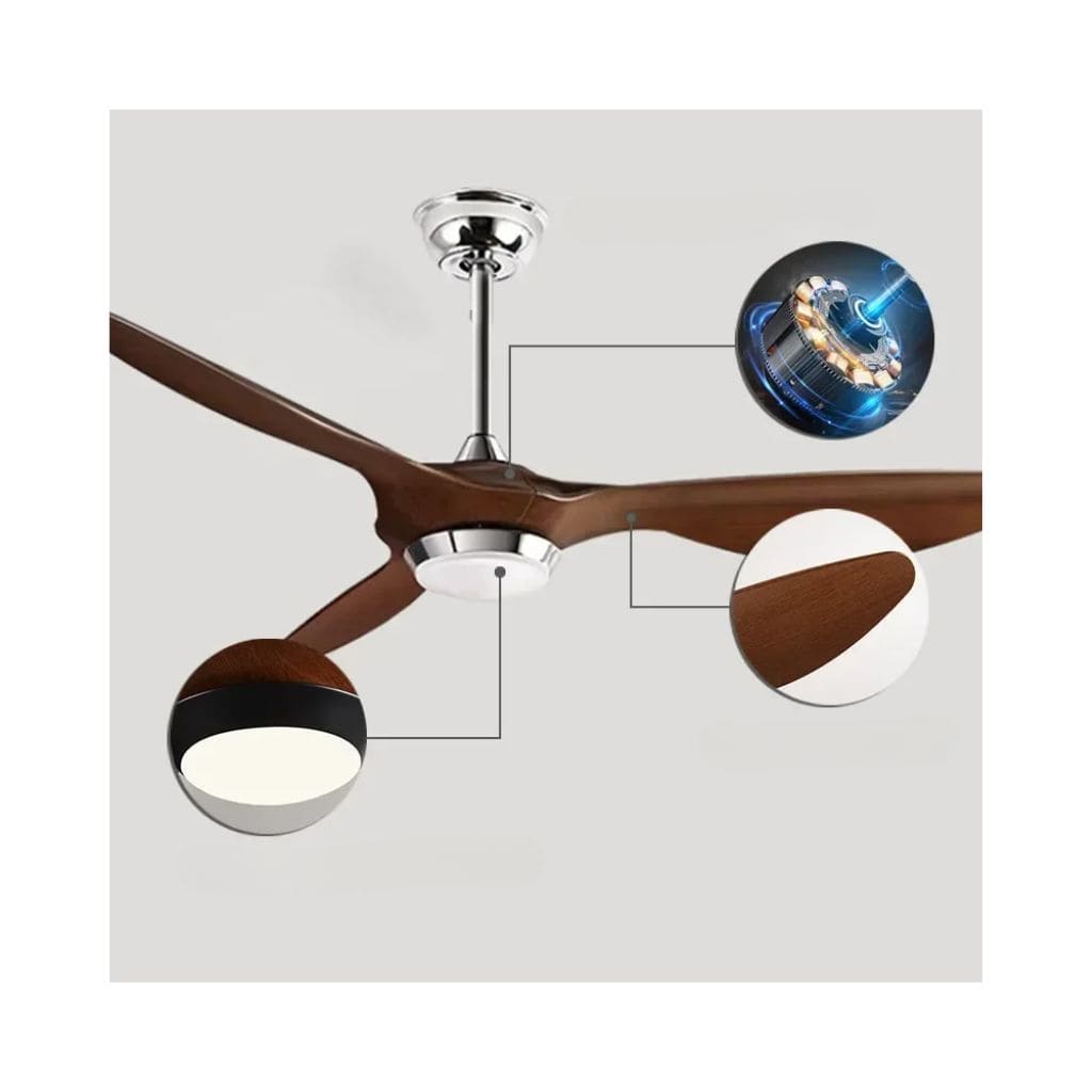 LED airline ceiling fan