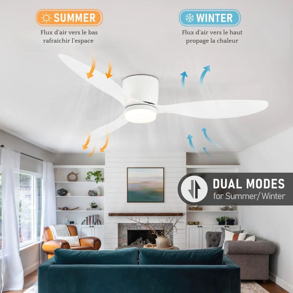 LED modern ceiling fan