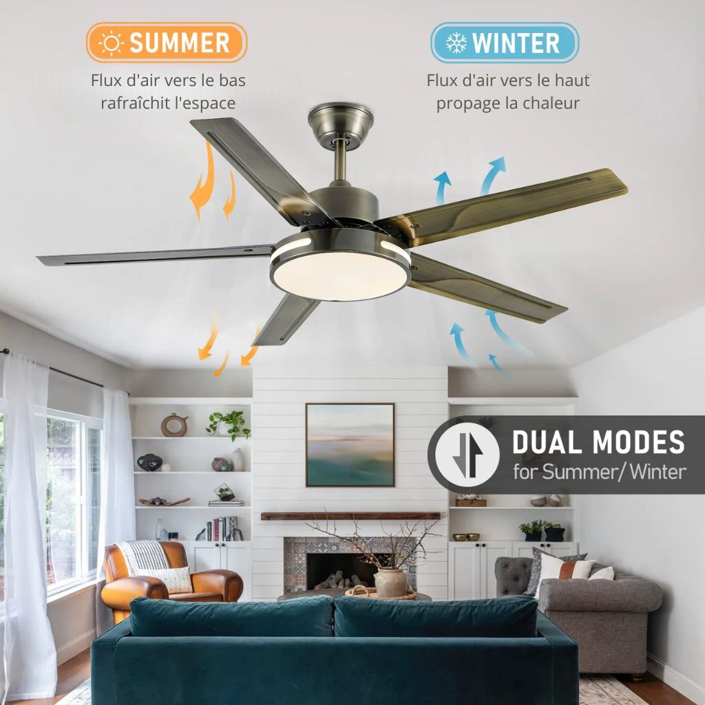 Nordic modern ceiling fan