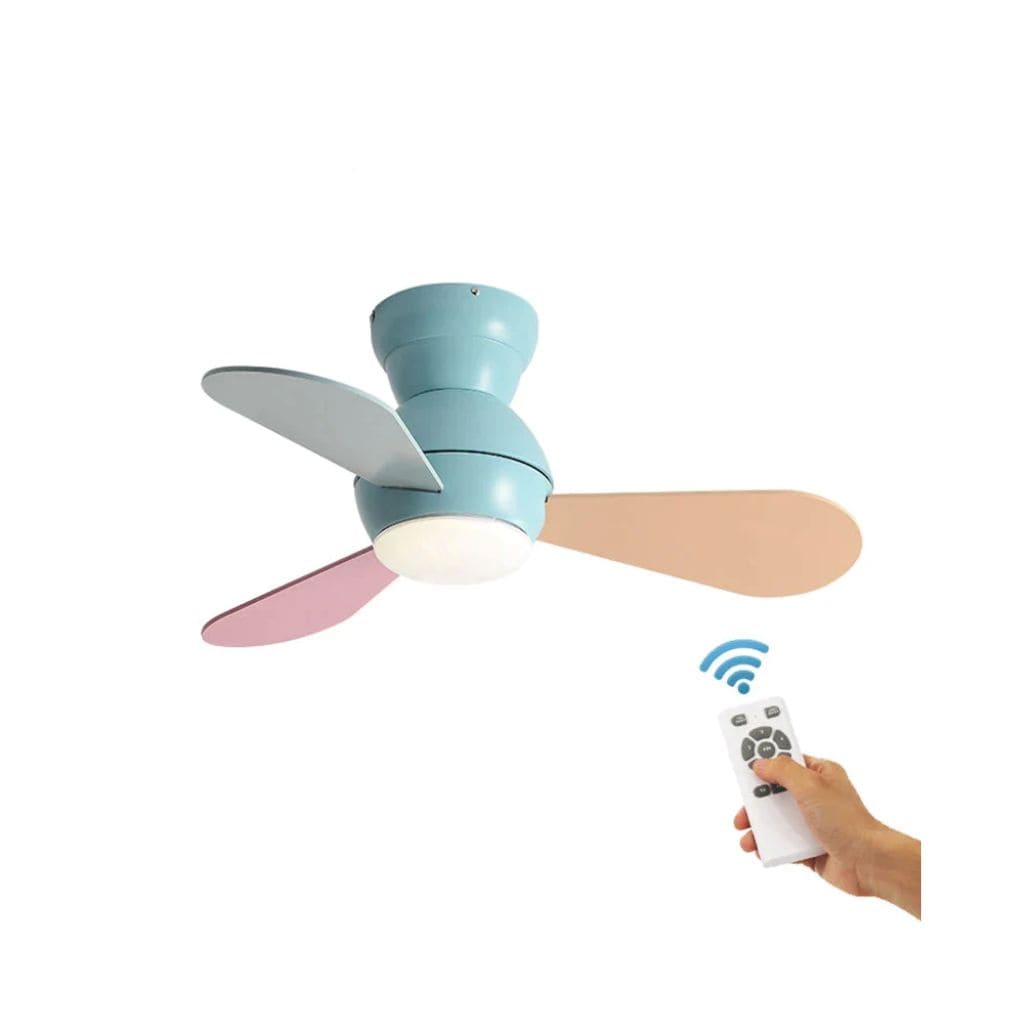 Modern ceiling fan for children's rooms