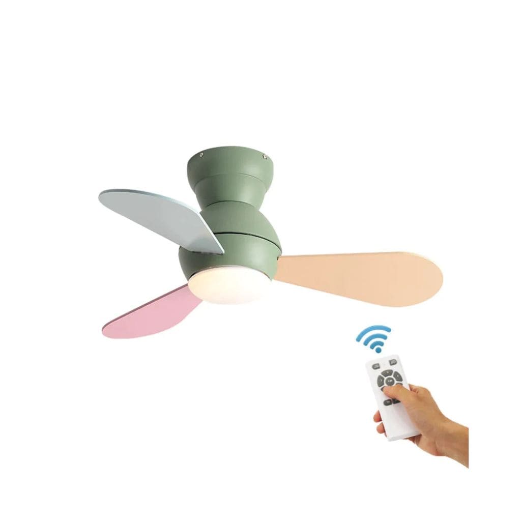Modern ceiling fan for children's rooms